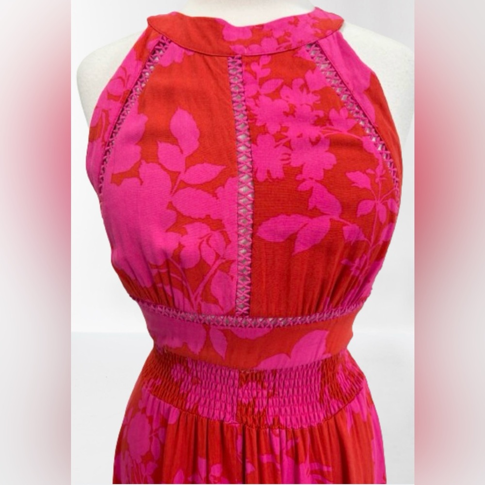 Petal & Pup Pink Floral Maxi Dress - Picture 2 of 6